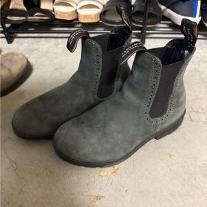 Blundstone Rustic Black Leather Boots